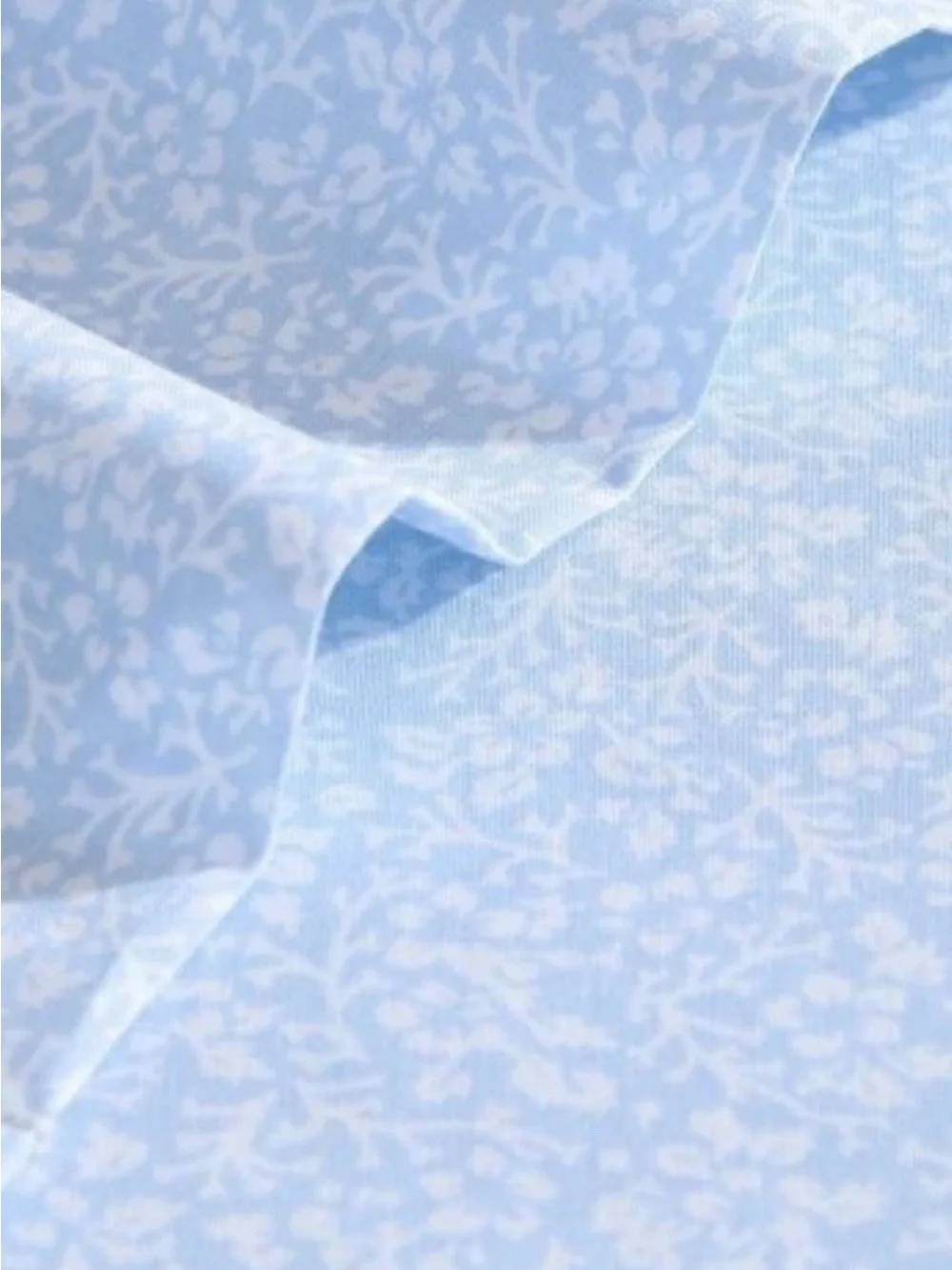 Laura Ashley KING Maeve Blue Floral 4Pc Sheet Set 100% Cotton Percale/Breathable